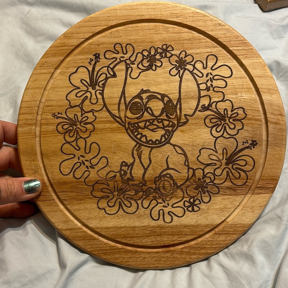 Lilo & Stitch Disney wooden trivet